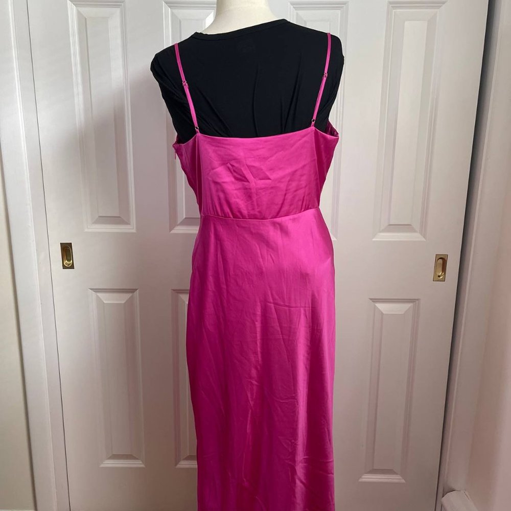 Adelyn Rae Faith Front Slit Slip Dress - Picture 4 of 6